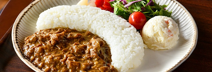 Curry & rice / Hashed meat & rice